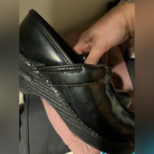 Dankso clogs black patent leather 39